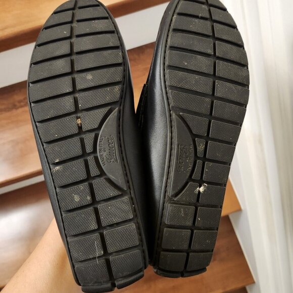 Gucci black guccissima leather loafers in size 6.5 UK men's - Picture 8 of 12